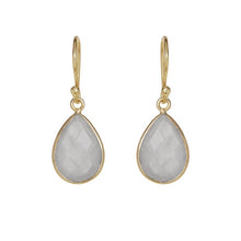 Load image into Gallery viewer, Ava Earrings - Grey Chalcedony