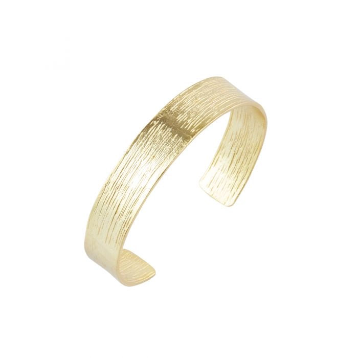 Classic Brushed Gold Bangle