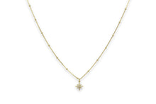 Load image into Gallery viewer, Burgundy Gold Star Necklace
