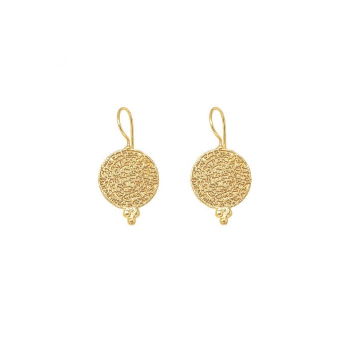 Algir Gold Coin Earrings