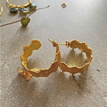 Load image into Gallery viewer, Riley Filigree Hoop Earrings
