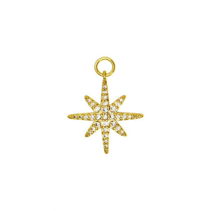 Northern Star Charm - Gold